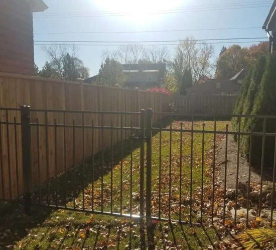 Aluminum Fence Installation (2)