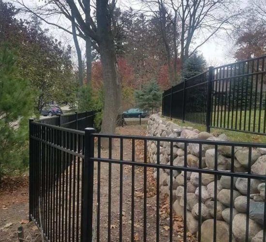 Aluminum Fence Installation